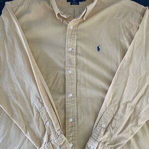 Vintage Ralph Lauren Yellow Corduroy, Blake Button-Up Shirt